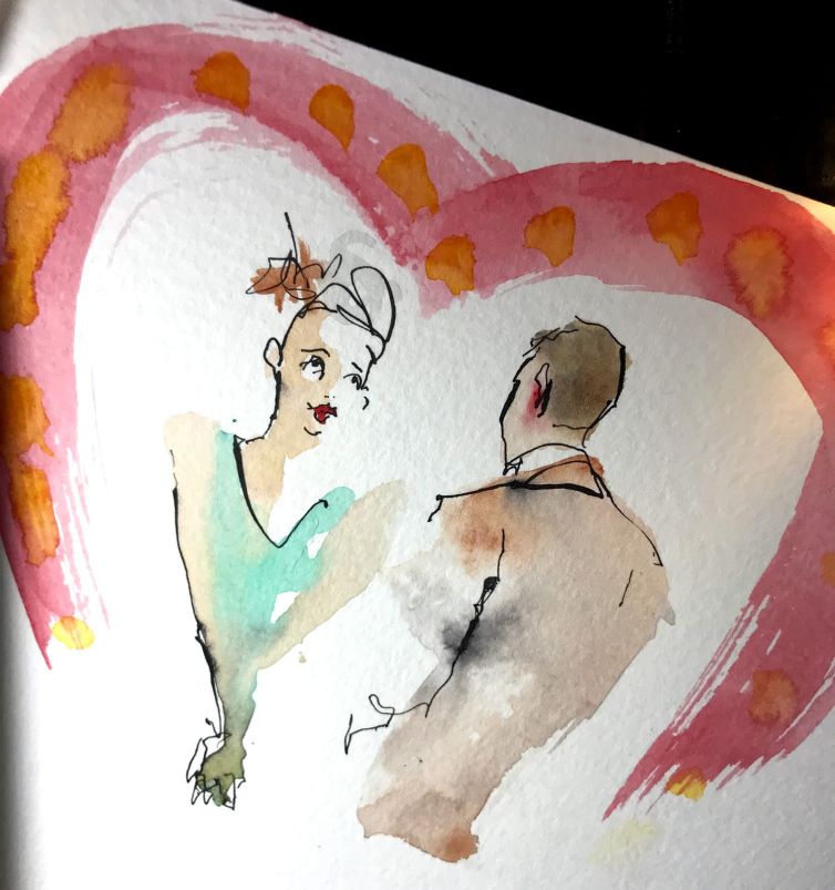 live-wedding-ceremony-illustration-portrait-artist-illustrator